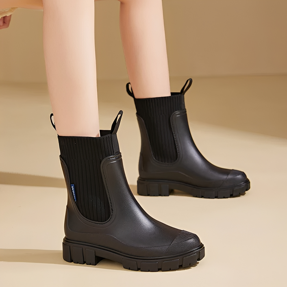 Claire - Botas de chuva confortáveis e impermeáveis