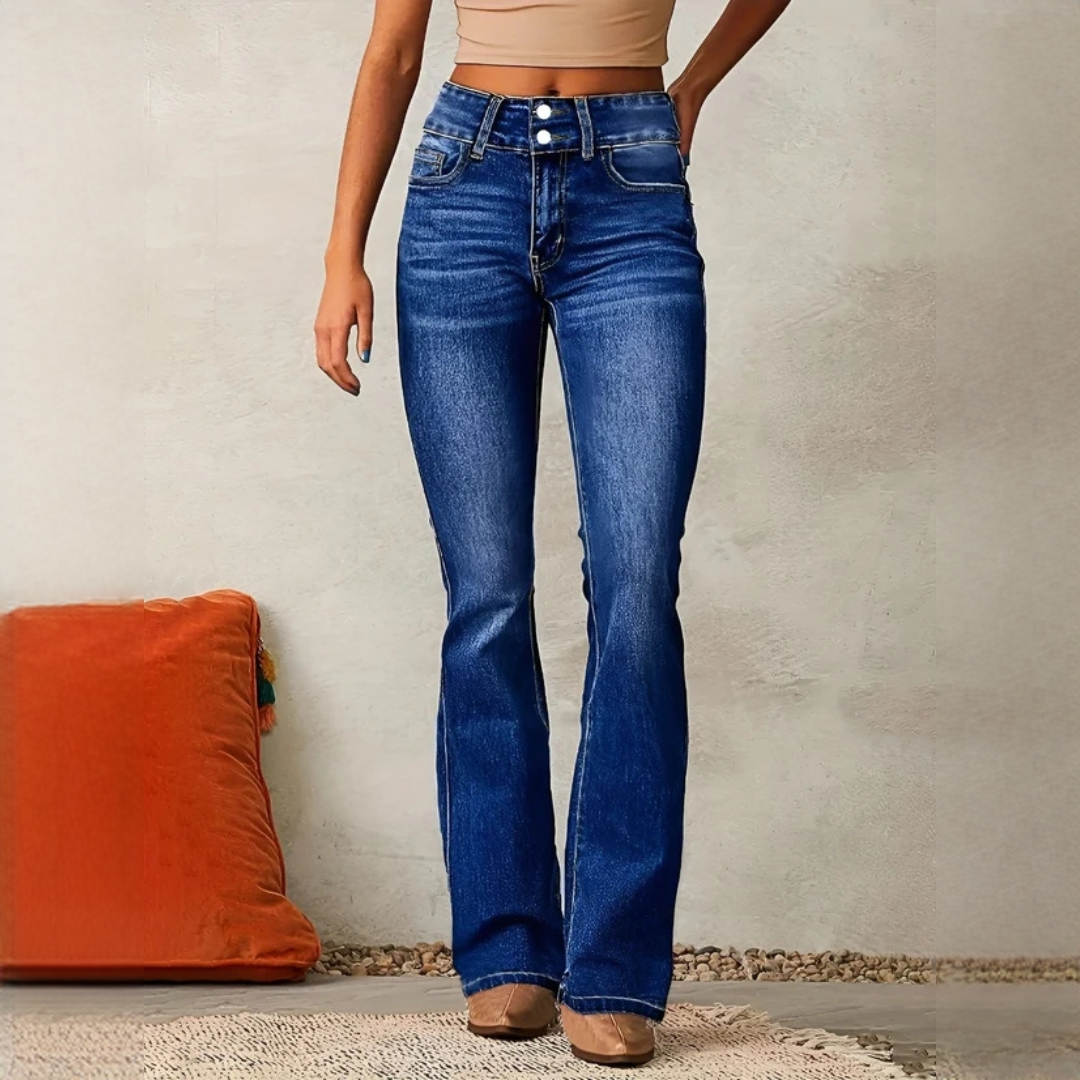 Neely - Jeans confortável e chique