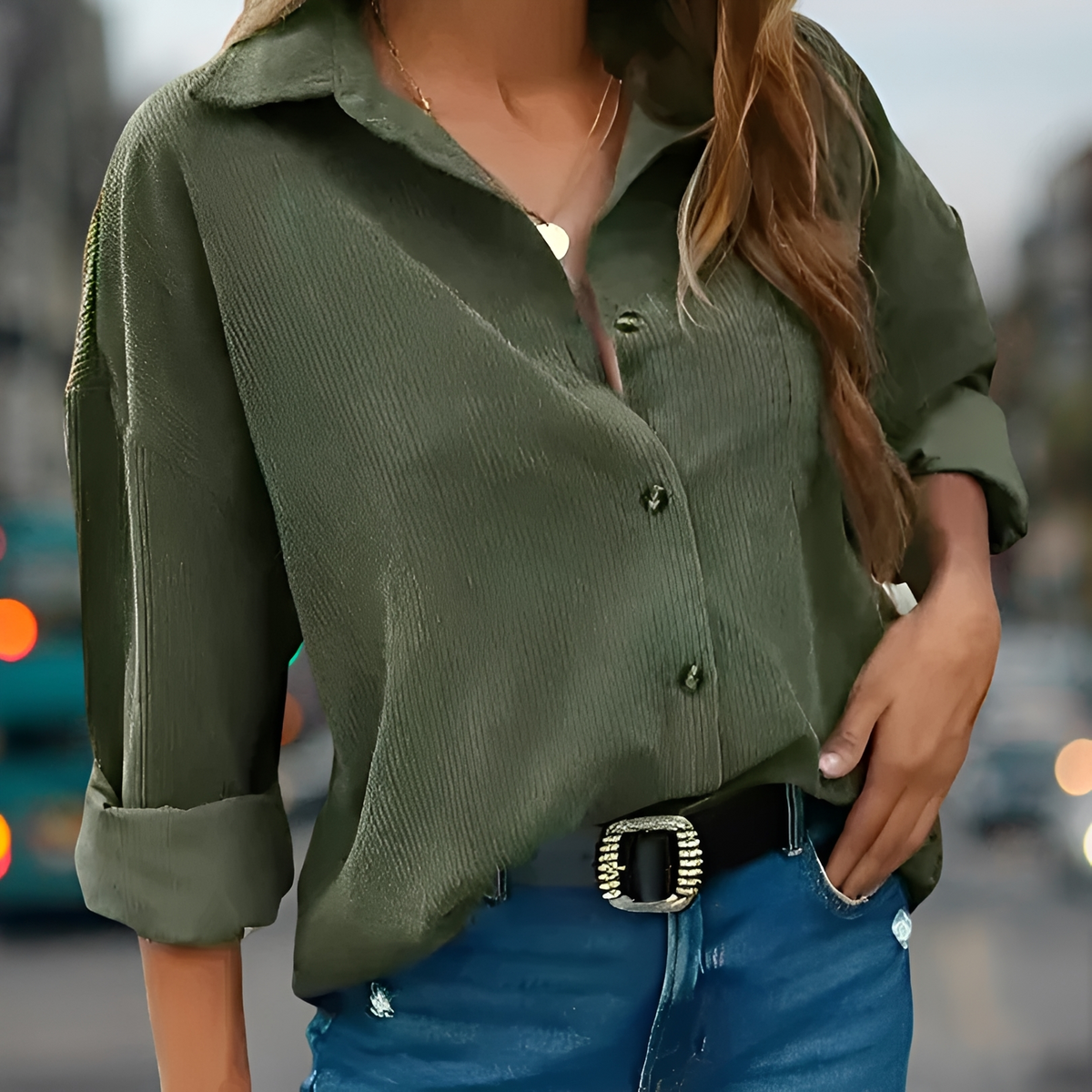 Wendela - Blusa elegante com caimento solto