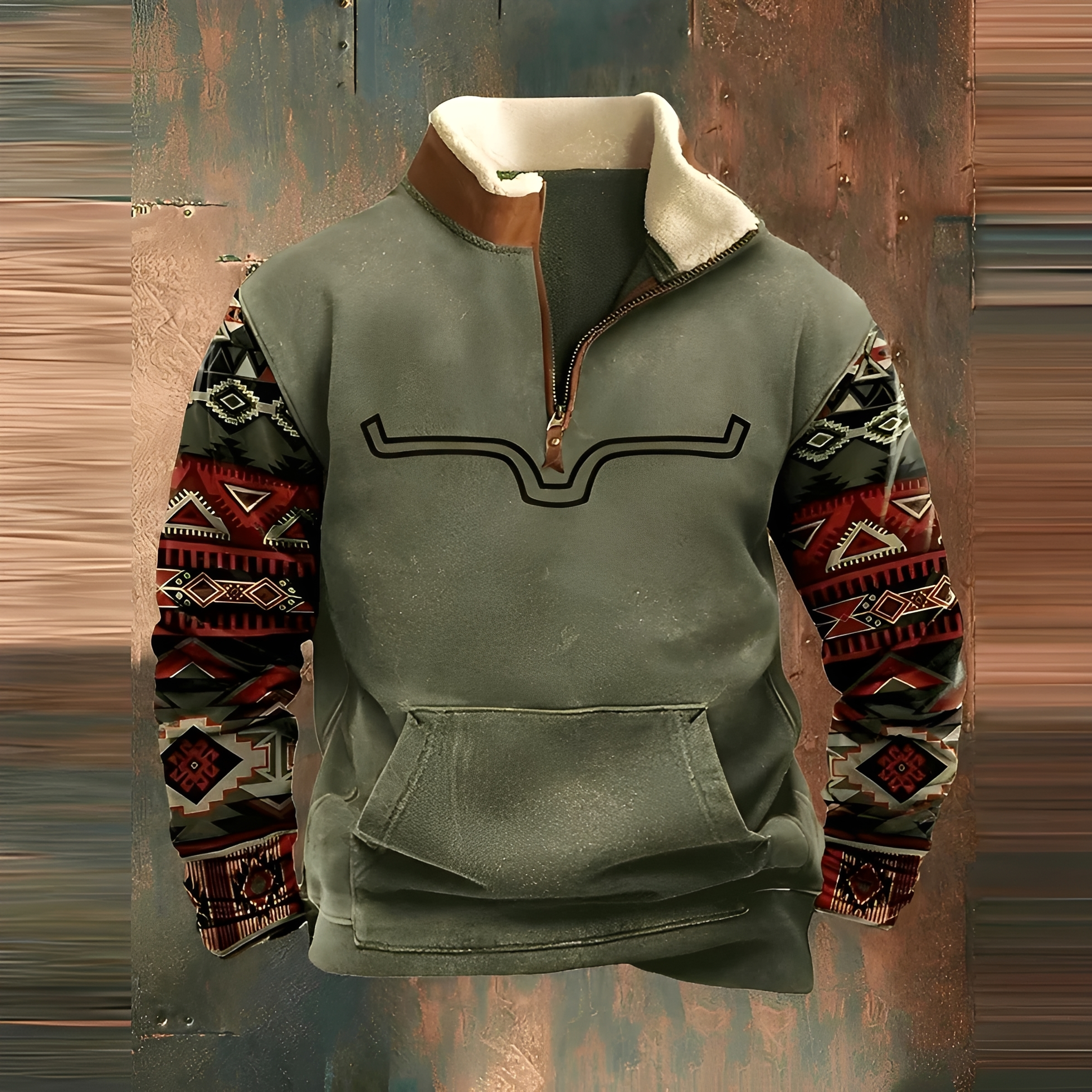 Kenton - Jaqueta vintage em estilo confortável
