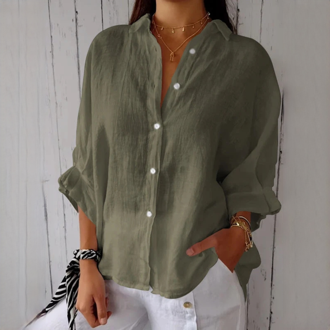 Reena - Camisa casual e confortável