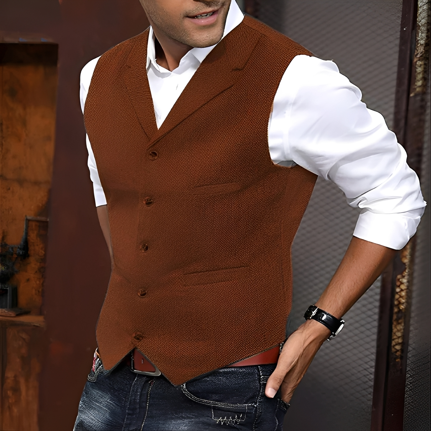 Edwin - Colete casual confortável