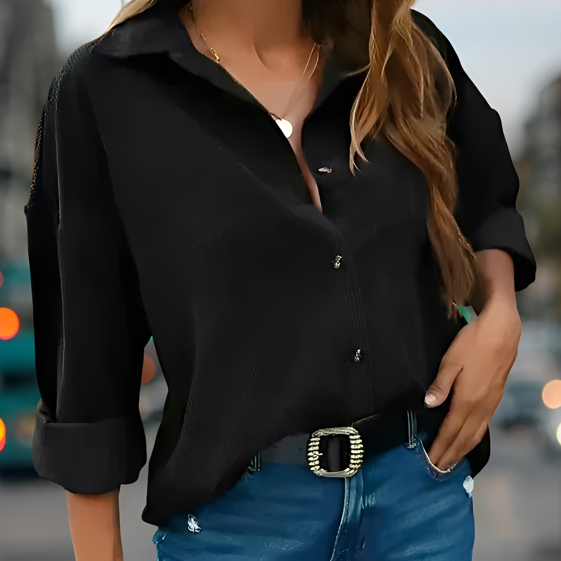 Wendela - Blusa elegante com caimento solto