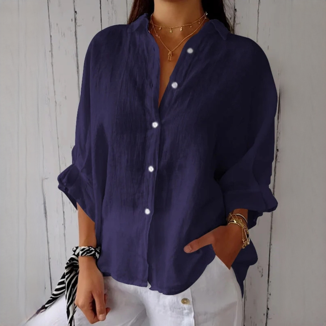 Reena - Camisa casual e confortável
