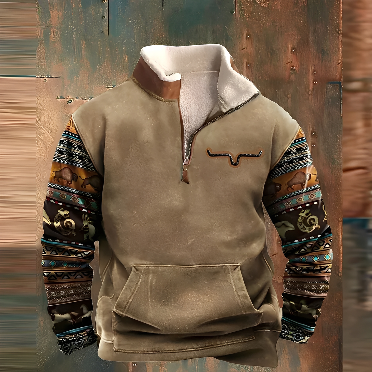 Kenton - Jaqueta vintage em estilo confortável
