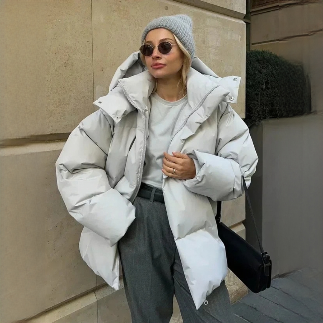 Marzia - Jaqueta oversized elegante e quente
