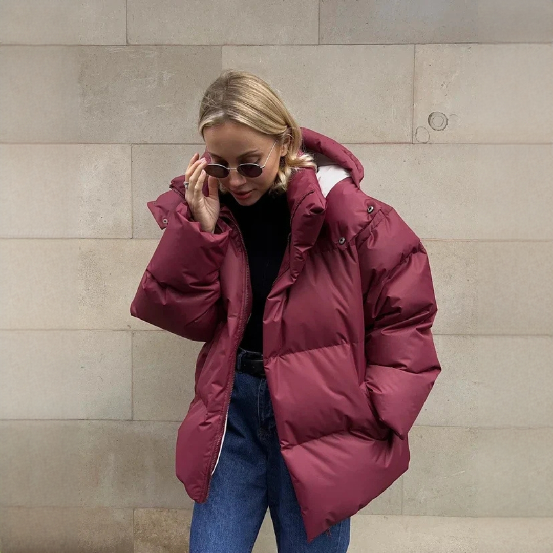 Marzia - Jaqueta oversized elegante e quente