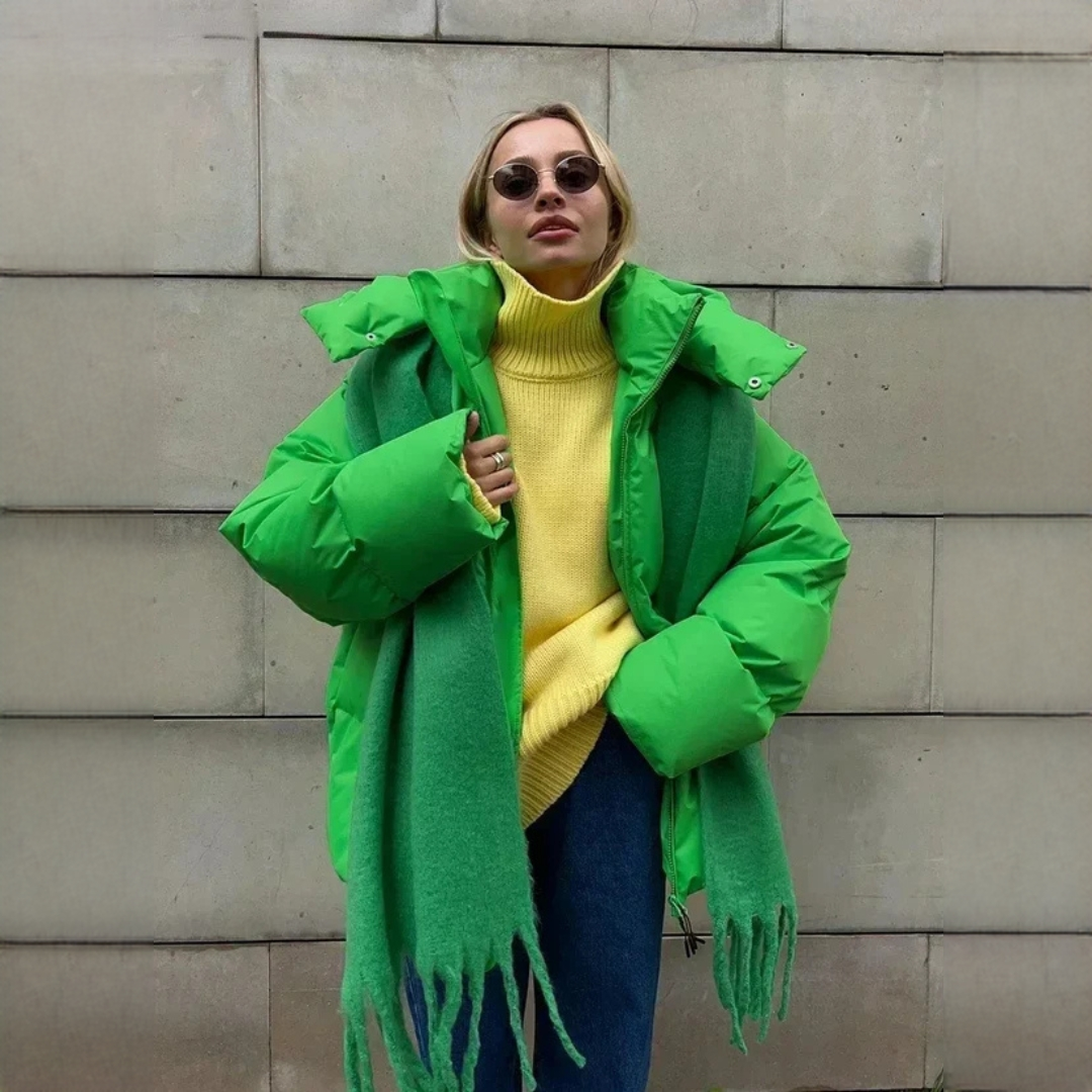 Marzia - Jaqueta oversized elegante e quente