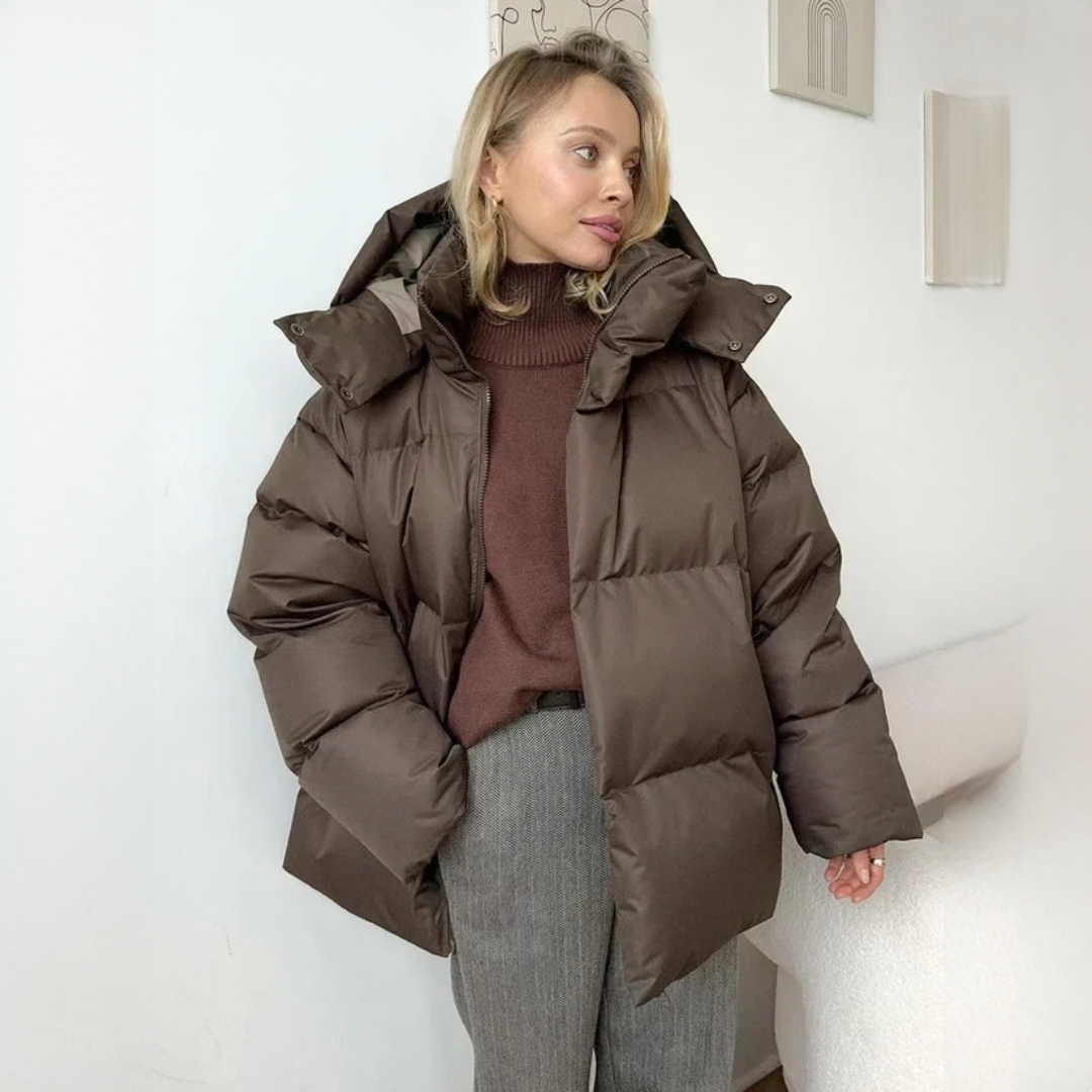 Marzia - Jaqueta oversized elegante e quente