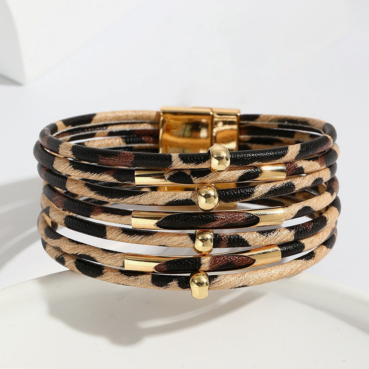 Margaux – Bracelet leopardo refinado