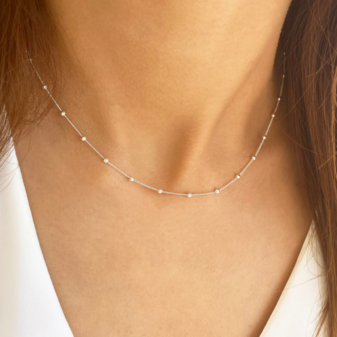 Colar Choker Satélite - Colar de Luxo Dourado