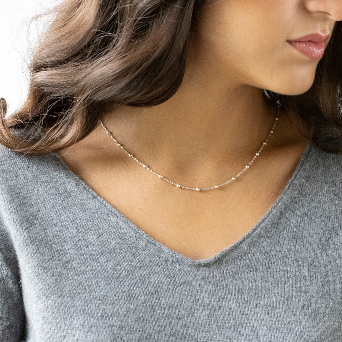 Colar Choker Satélite - Colar de Luxo Dourado
