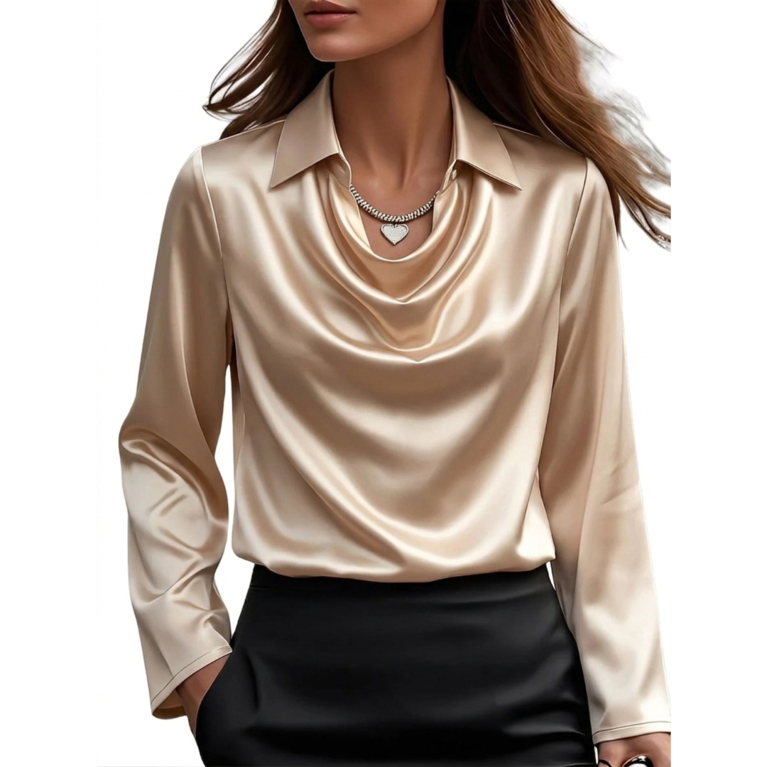 Dionne - Blusa Elegante de Manga Longa para Mulheres