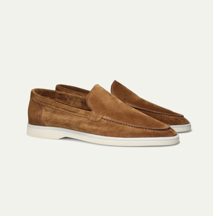 Lorenzo - Classic Suede Slip-on Shoes for Men