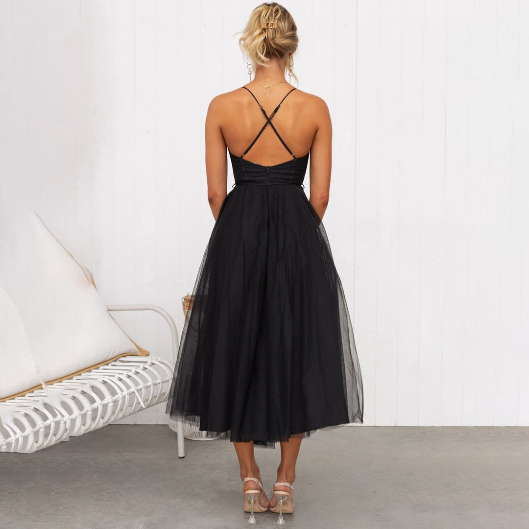 Franca – Vestido Midi com Corte Clássico