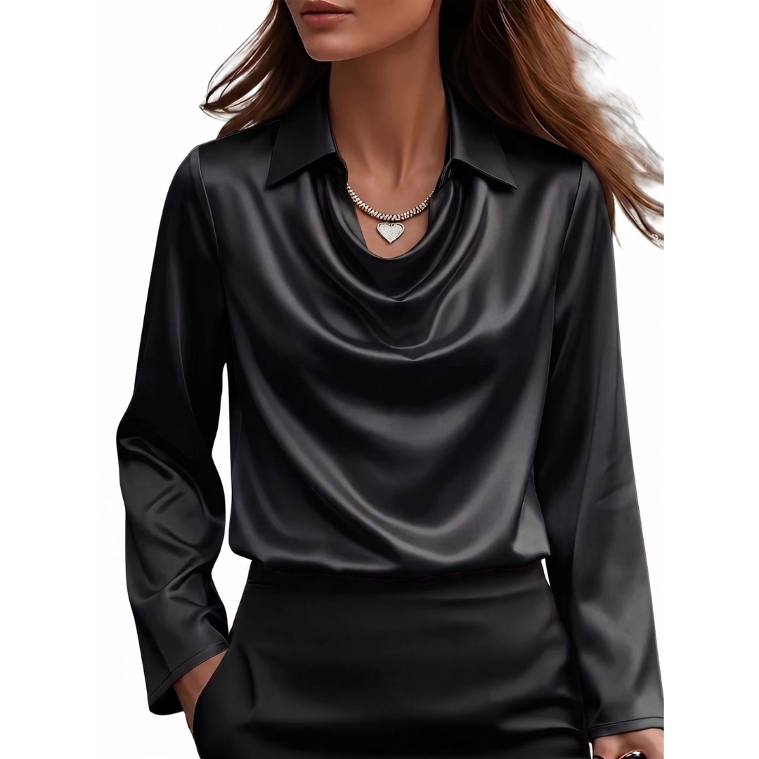 Dionne - Blusa Elegante de Manga Longa para Mulheres