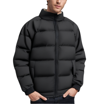 Calvin – Jaqueta Puffer para Homens com Forro de Fleece