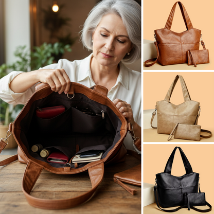 Gabbie – Elegante Strukturierte Tasche mit Doppelgriff