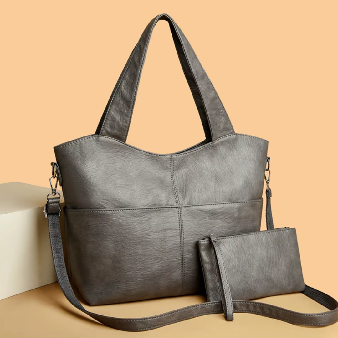 Gabbie – Elegante Strukturierte Tasche mit Doppelgriff