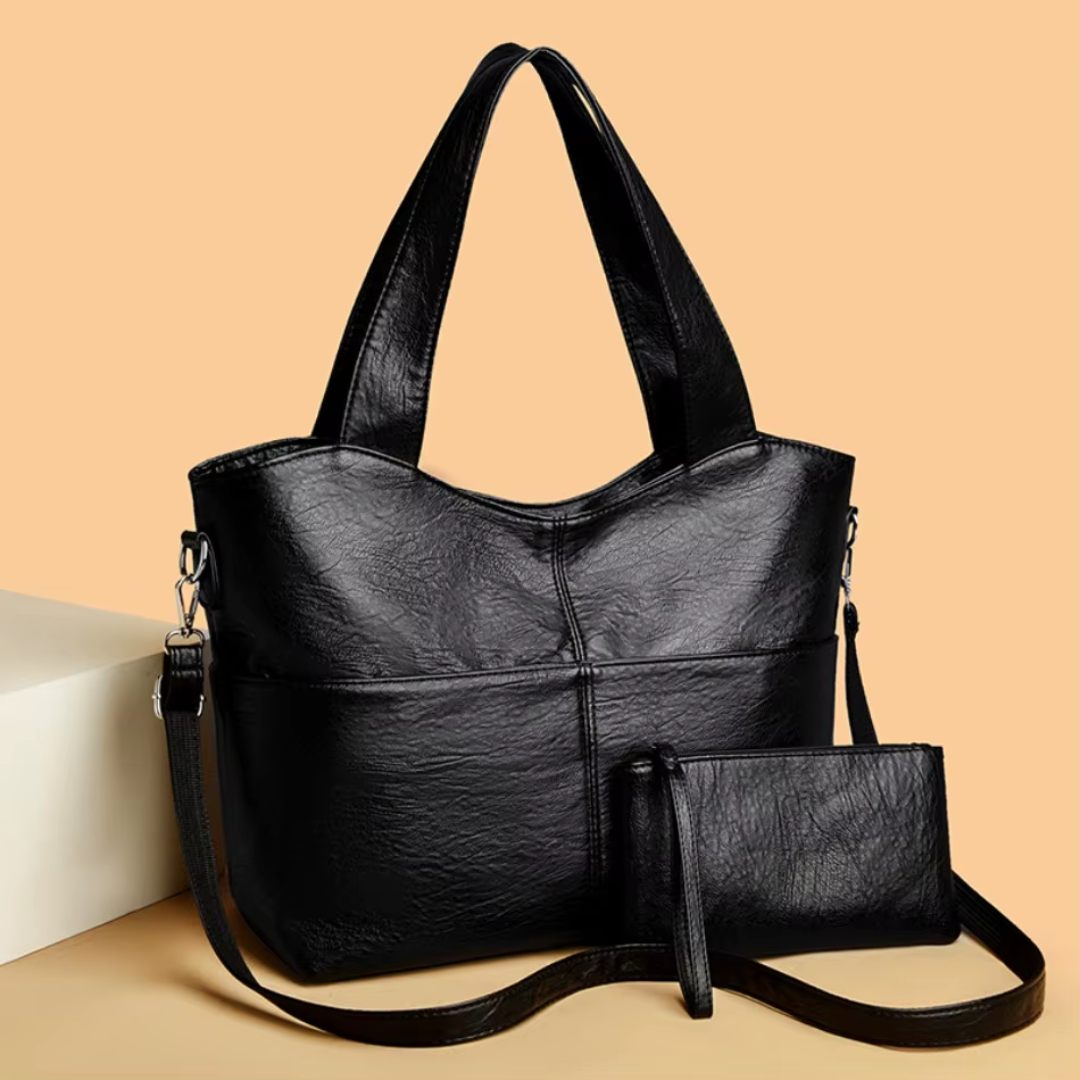 Gabbie – Elegante Strukturierte Tasche mit Doppelgriff