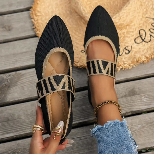 Faeryn - Sapatos femininos com salto baixo