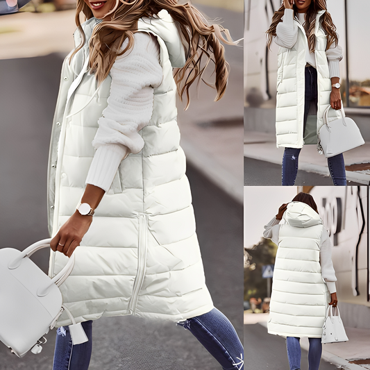 Charlette - Long warm and comfortable vest for women