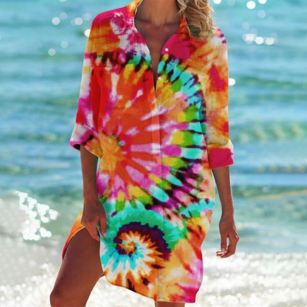 Valência - Clássico Vestido de Verão para Mulher