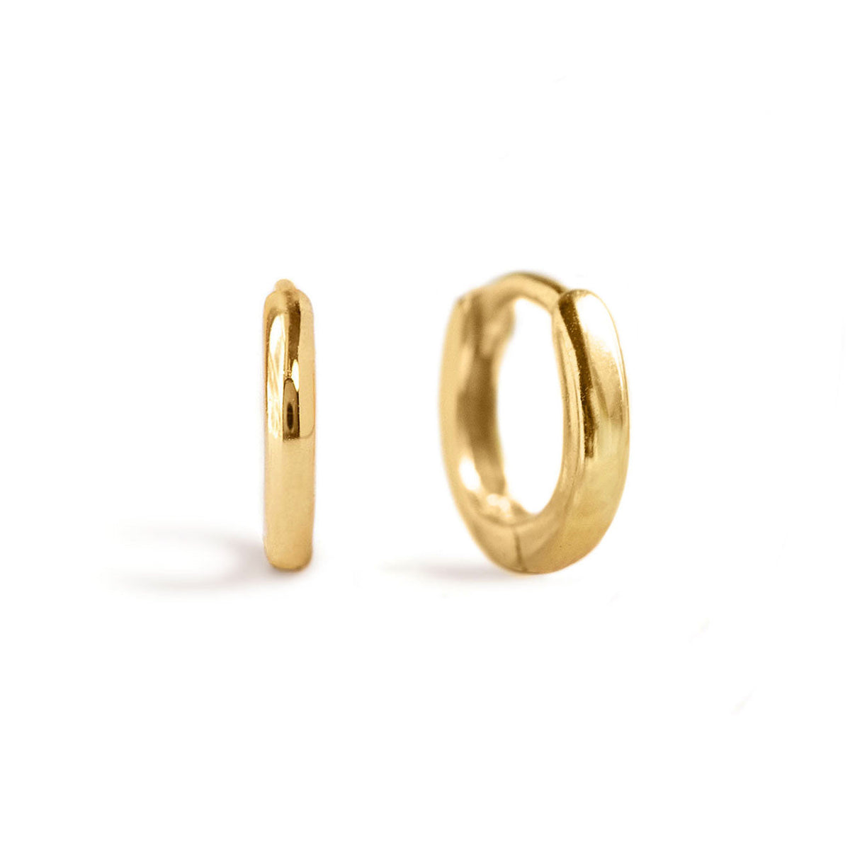 Pequenas Brincos Huggie Hoop