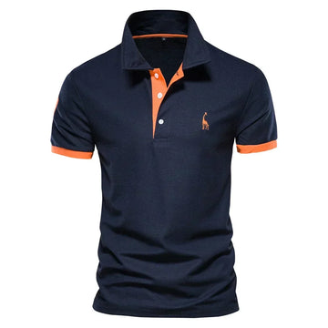 Brent - Camisa polo casual para homens