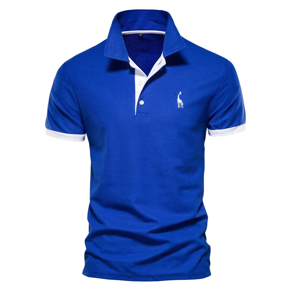 Brent - Camisa polo casual para homens