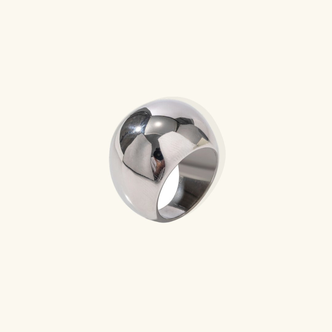 Ella – Bague dôme contemporânea