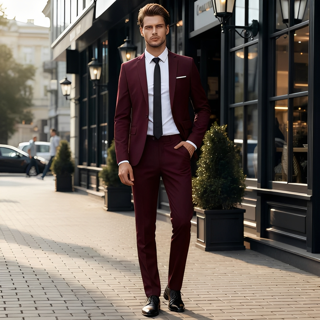 Austine - Um traje elegante e confortável para homem