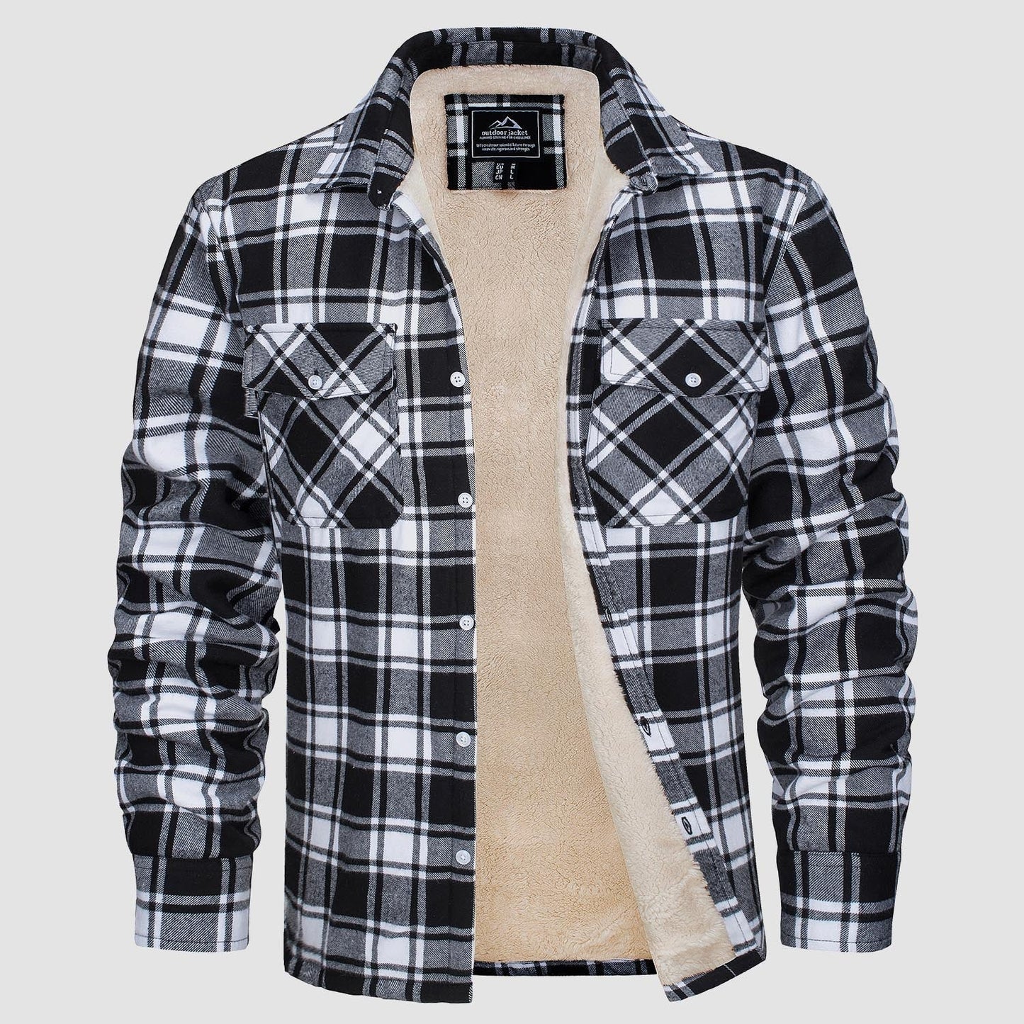 Marlon – Winter Checked Flannel Shirt for Men