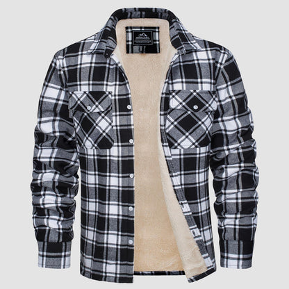 Marlon – Winter Checked Flannel Shirt for Men