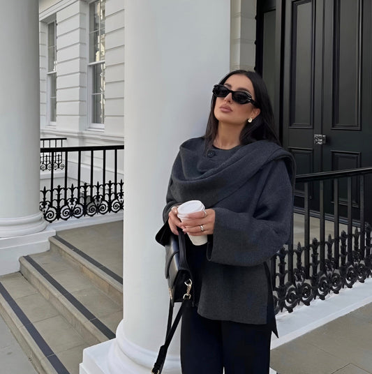 Aurora – Casaco Oversize Elegante