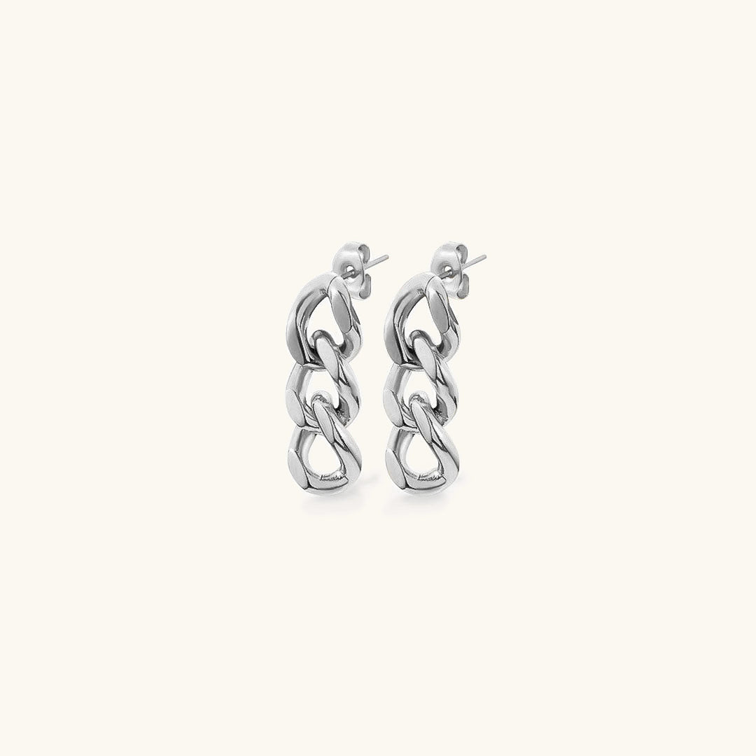 Lee - Boucle d'oreille em cadeia de ouro
