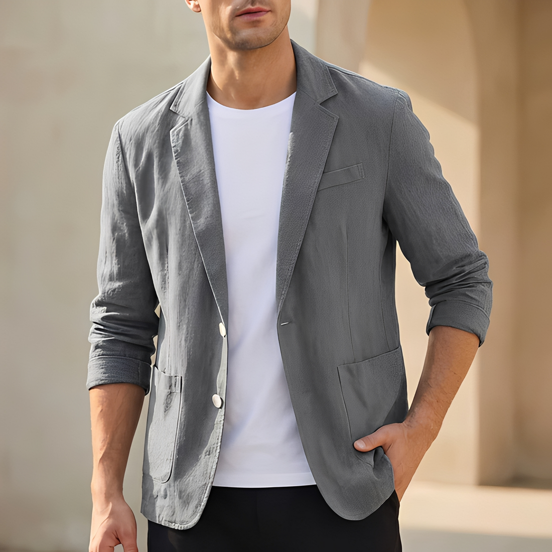 Gylle - Blazer de verão descontraído para homem