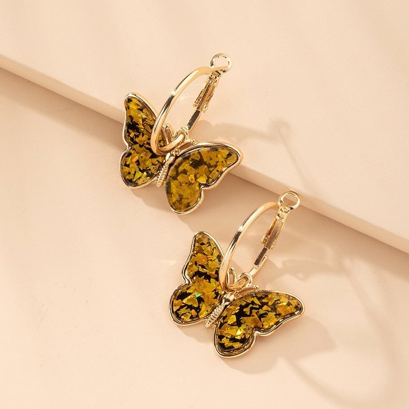 Maribelle – Brincos borboleta brilhantes