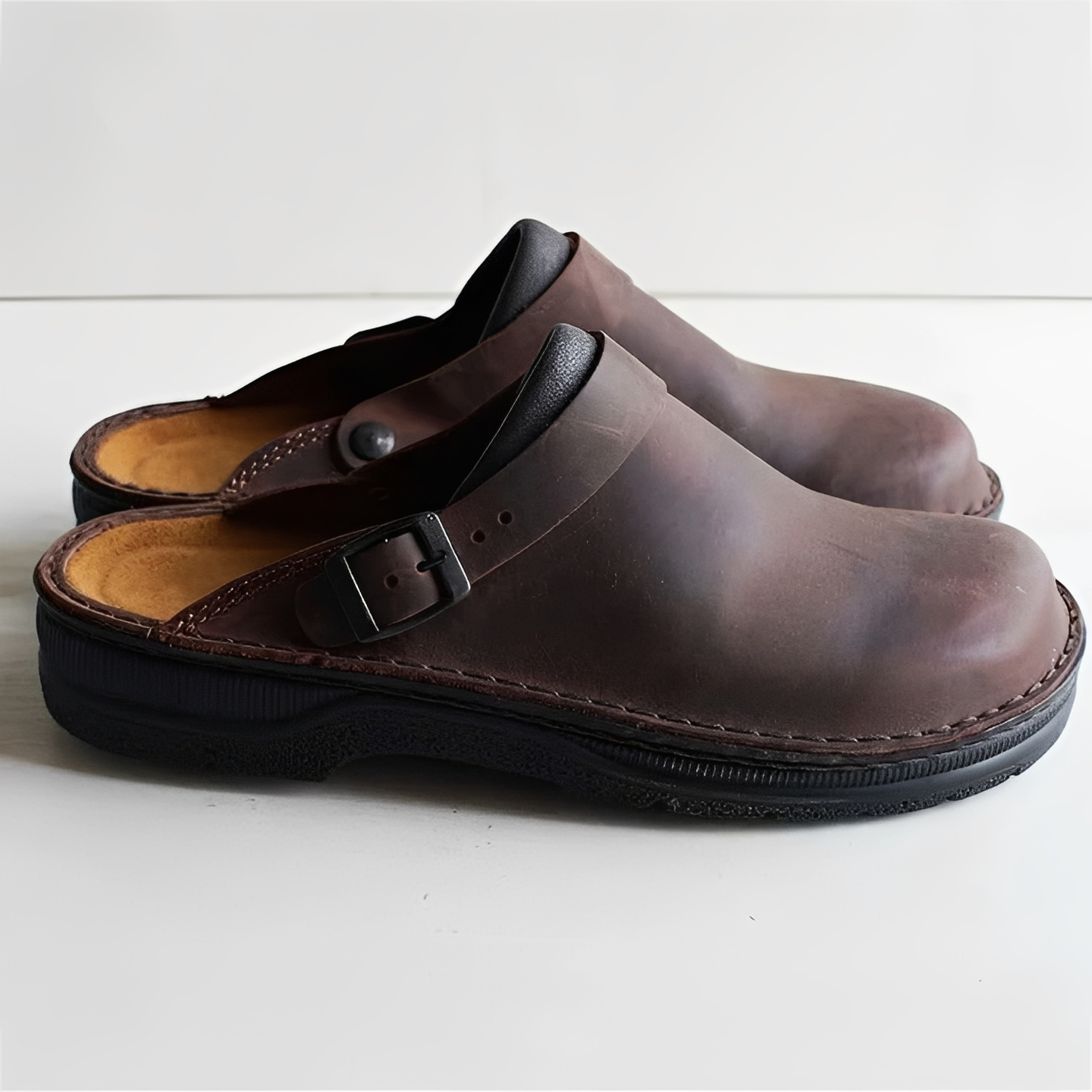 Julles - Leather orthopedic sandals for men