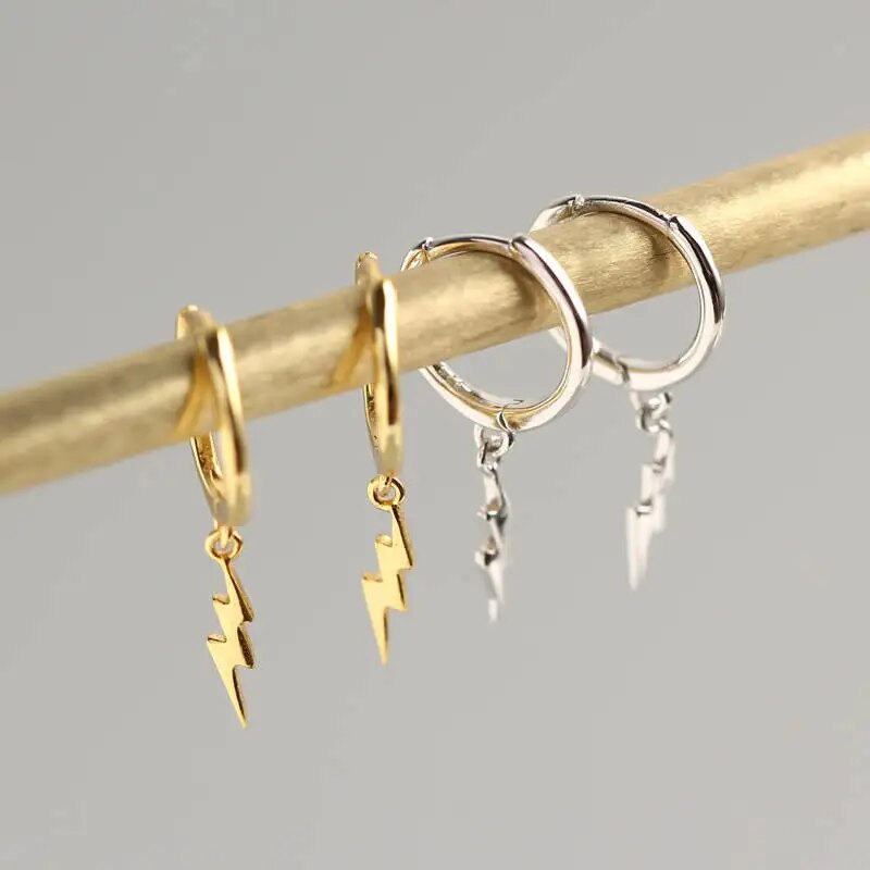 Brincos Lightning Hoop - Brincos Éclair