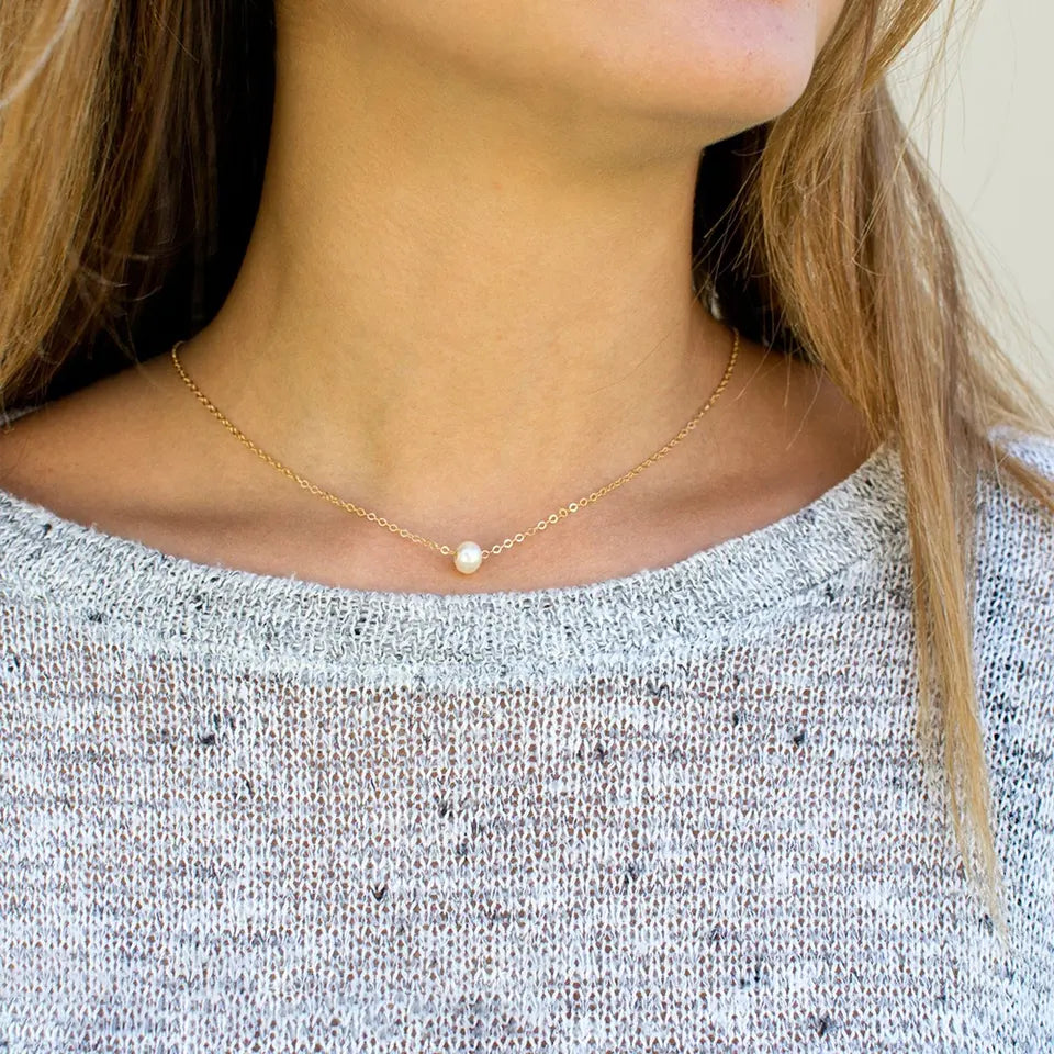 Marianne - Colar de pérolas de água doce