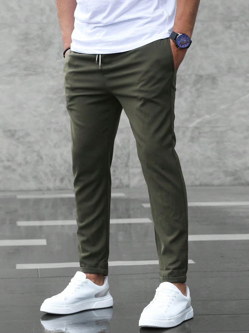 Nico – Elegante e confortável calça stretch para homens