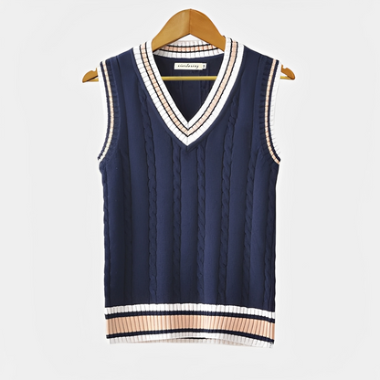Dale - Sleeveless knit shirt for man