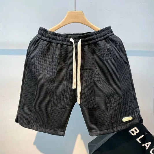 Carl – Shorts homem motivo espinha de peixe