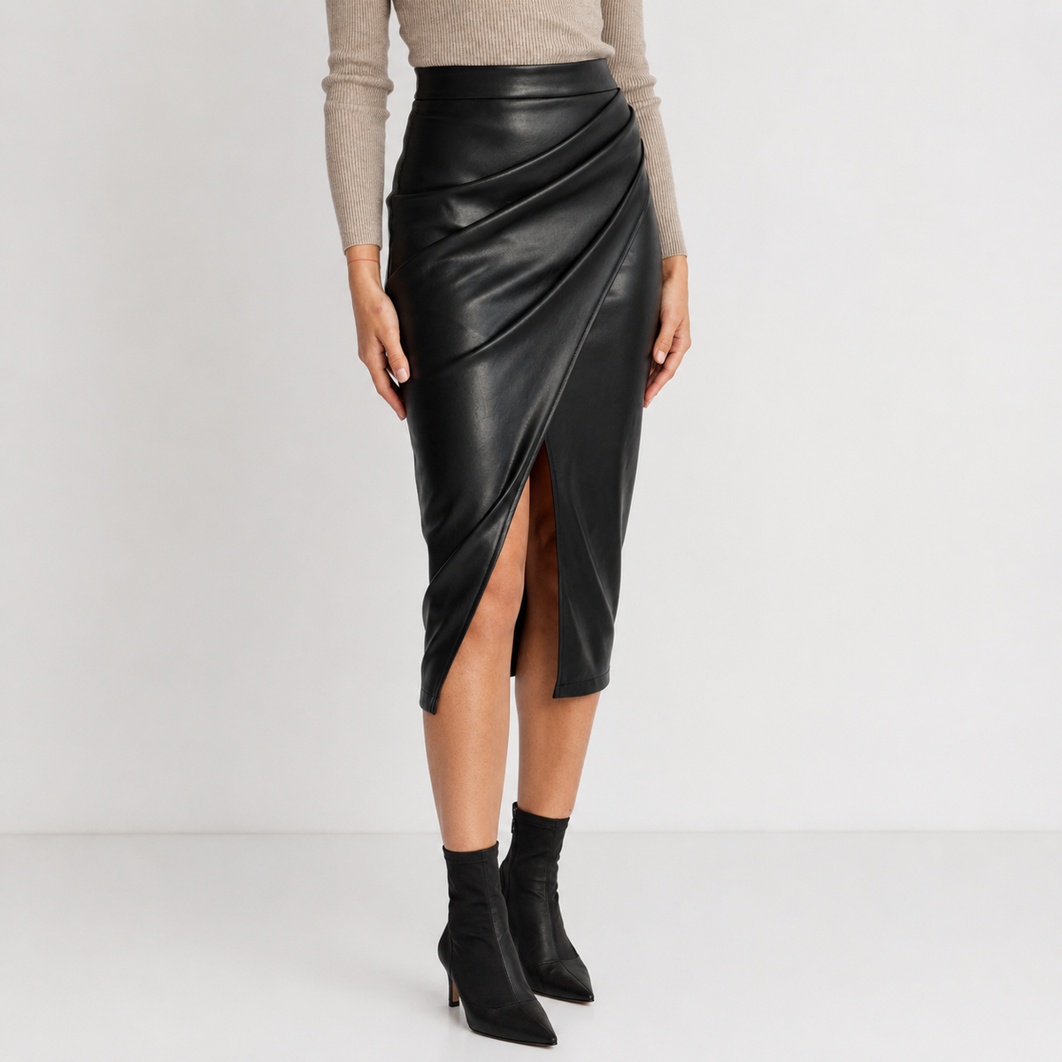 Glyza - Saia midi elegante e chique