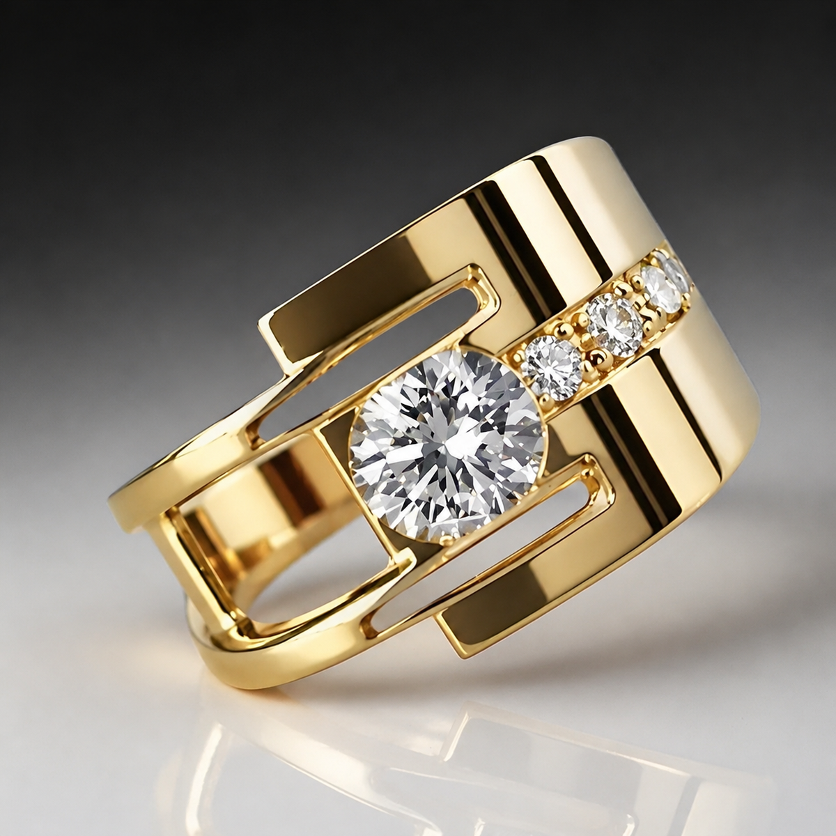 Sharon – Bague vintage com design irregular