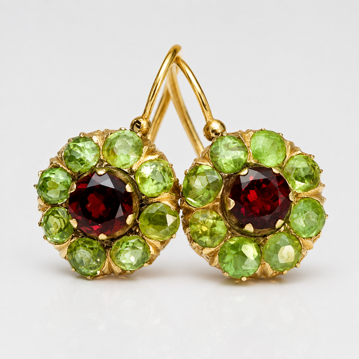 Clara – Brincos vintage redondos