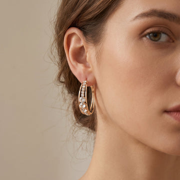 Alina – Argolas elegantes com brilho