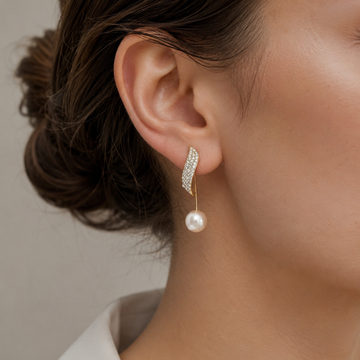 Lumine – Brincos encantadores com pérolas e dourado luxuoso