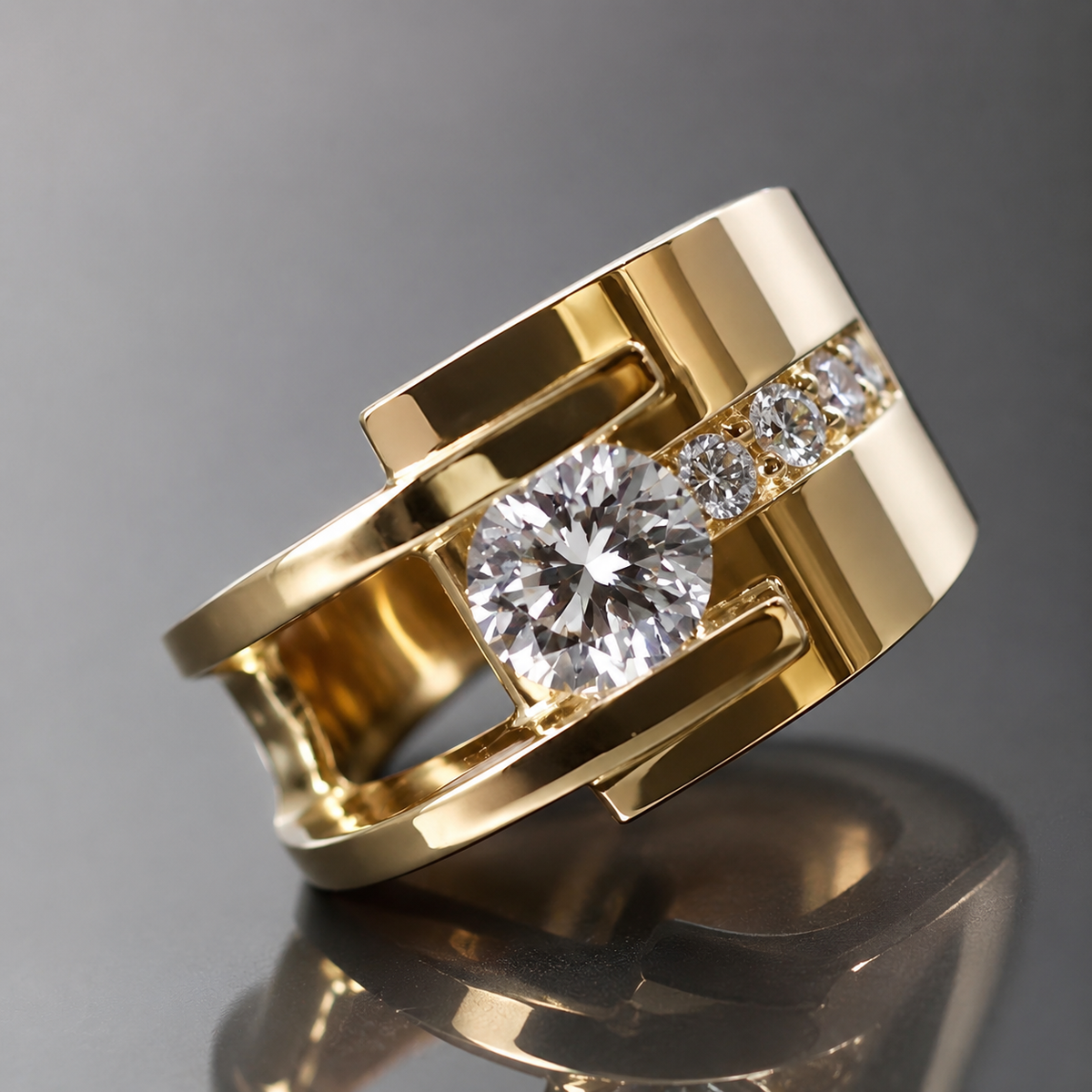 Lyra – Bague vintage irregular com design refinado